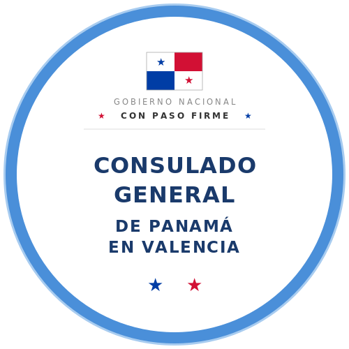 Logotipo del Consulado General de Panamá en Valencia